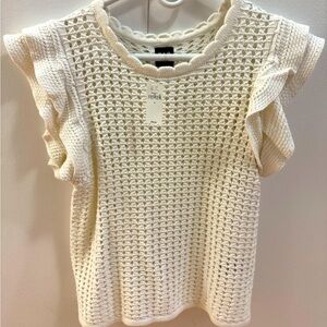 The Gap, New with tags: Elegant Cream Knit Top